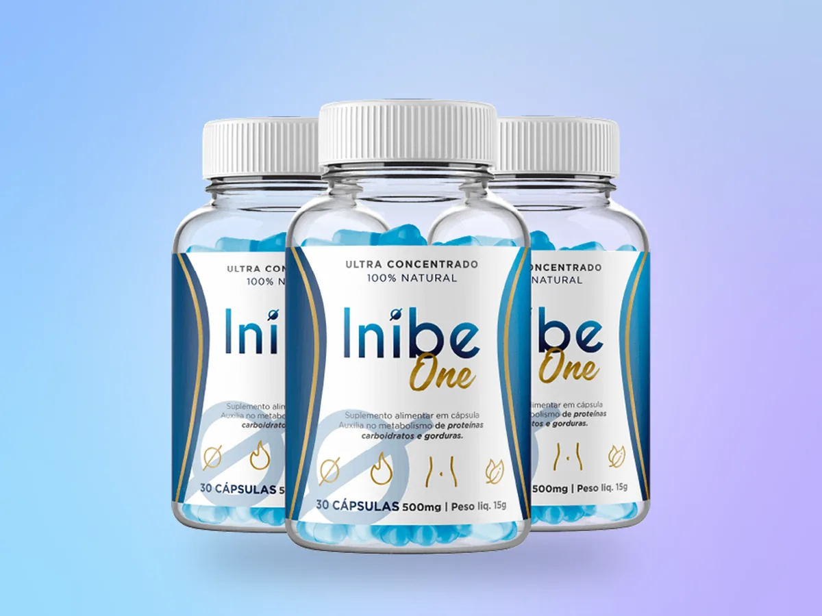 Embalagem do suplemento Inibe One